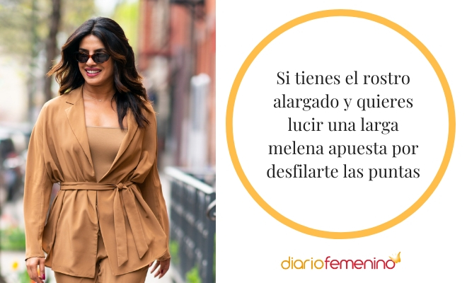 Desfila las puntas para dar más movimiento a tu cabello si tienes la cara alargada